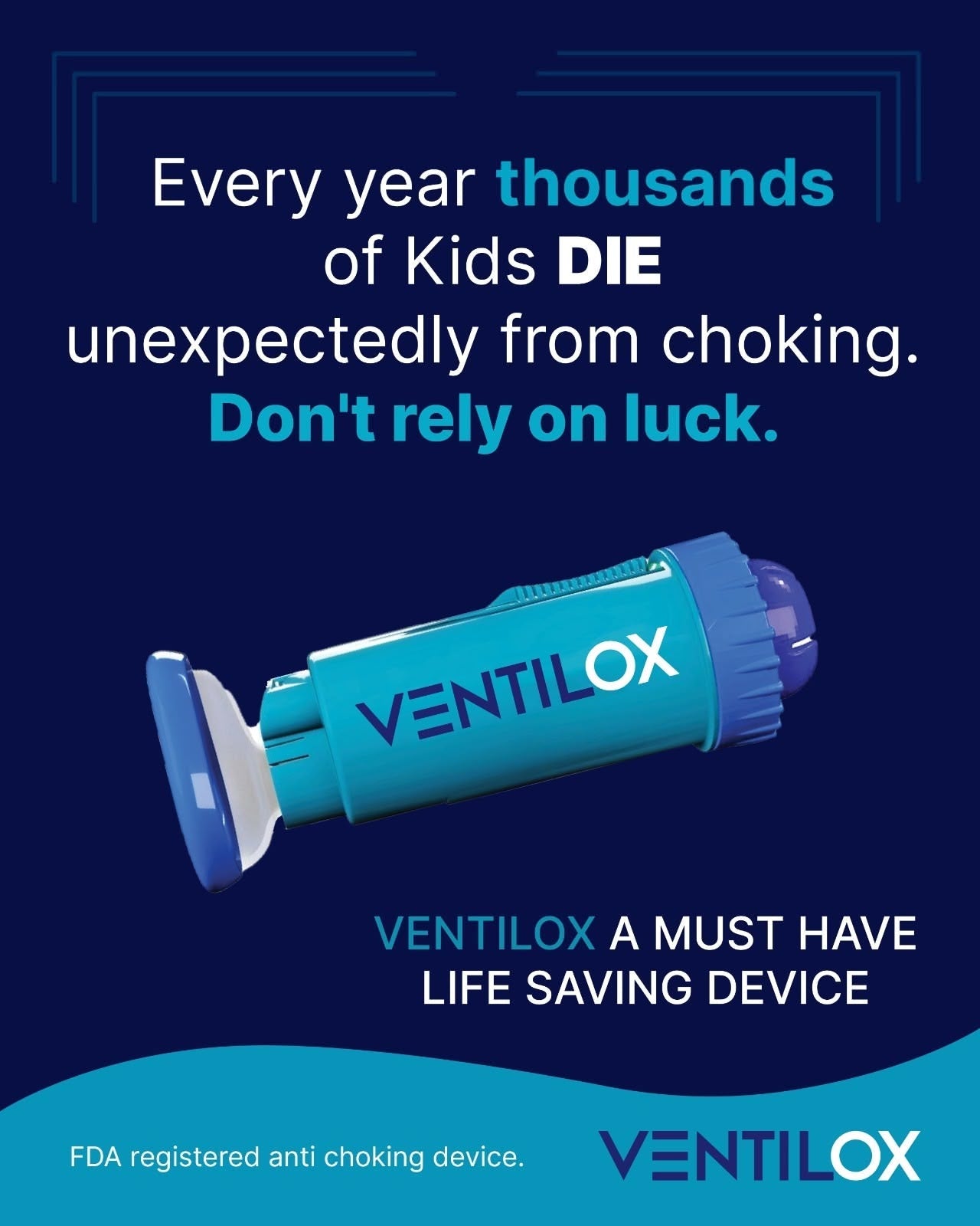 Ventilox™ – The Essential Anti-Choking Device for Everyone, Everywhere