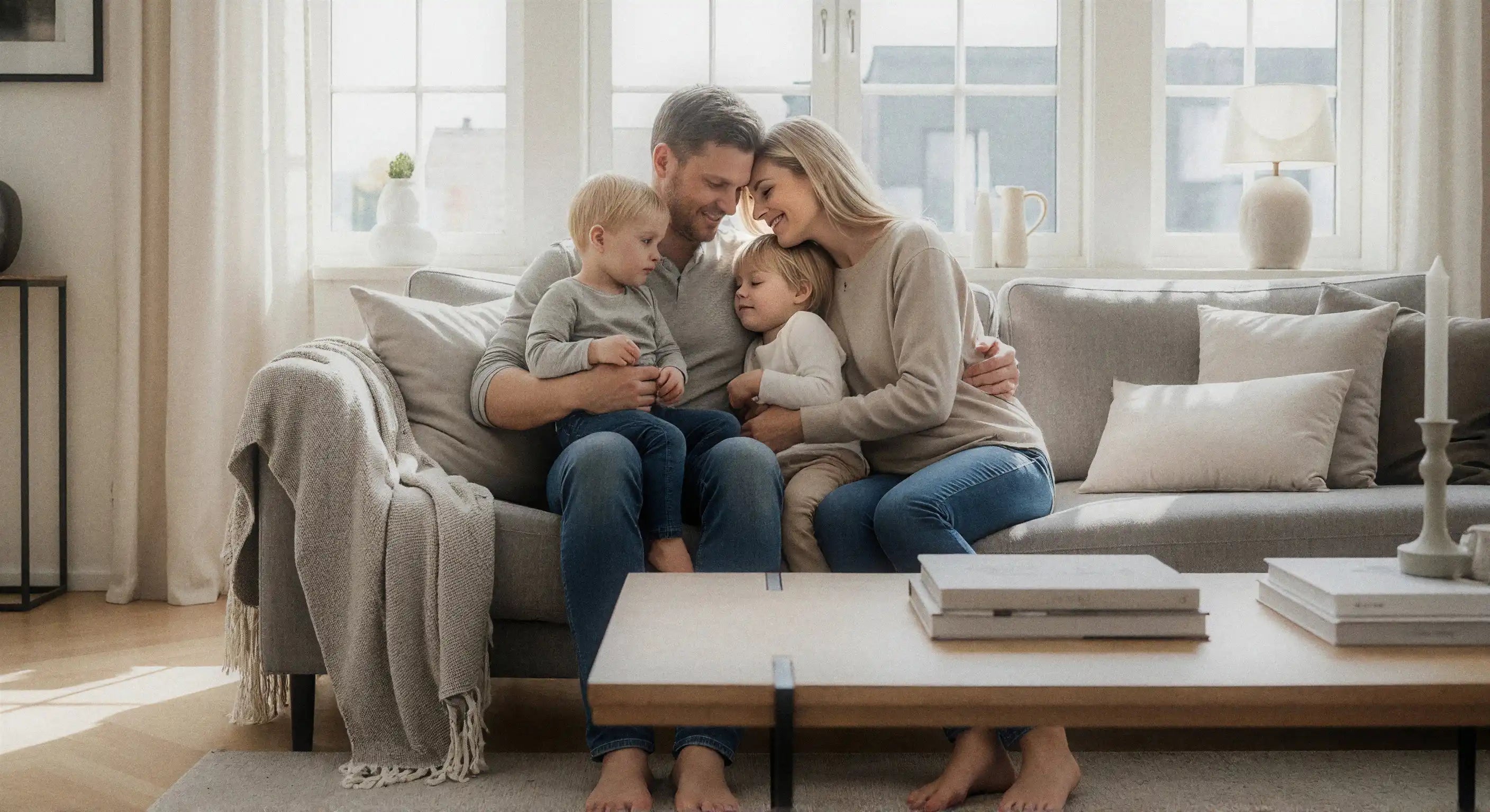 Family protected with Ventilox anti-choking device